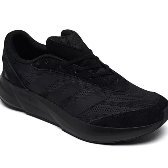 Adidas All-Black Athletic Sneakers - Picture 1 of 7